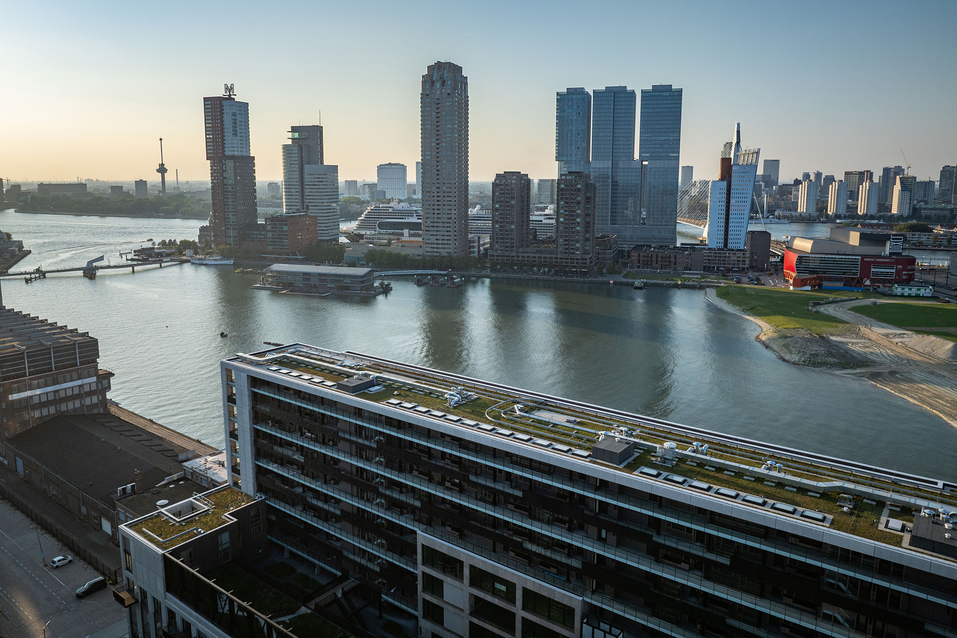 Wonen op niveau aan de Rijnhaven.